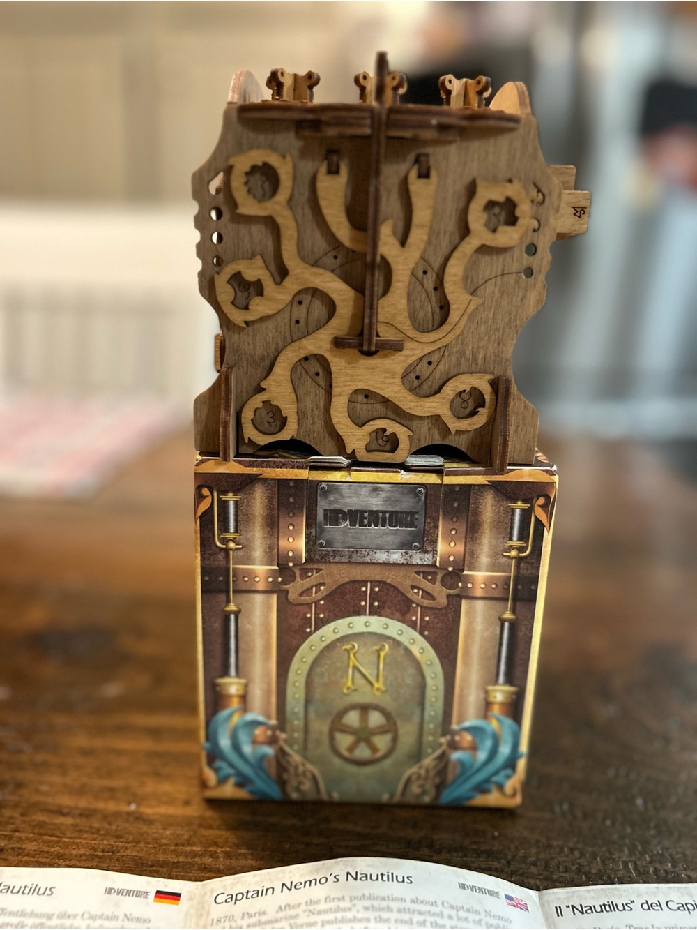 Cluebox - Captain Nemo's Nautilus - Level 9 - iDventure - Escape Room in a Box
